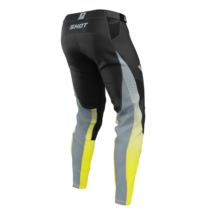 Pantalon SHOT aerolite hva noir/gris 2025 | Oxmoto