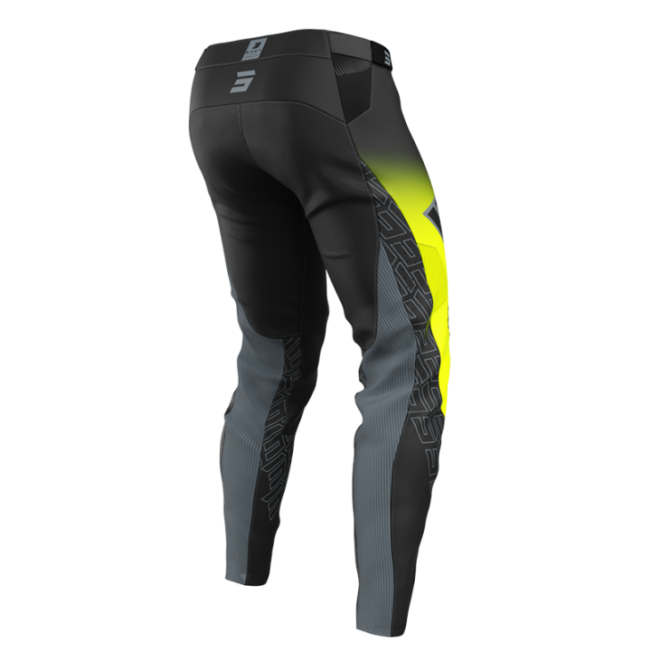 Pantalon SHOT aerolite ultra jaune fluo 2025 | Oxmoto
