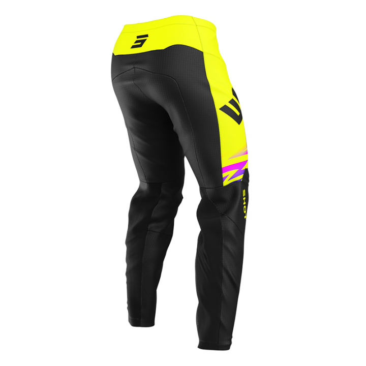 Pantalon SHOT devo x-trem jaune fluo 2025 | Oxmoto