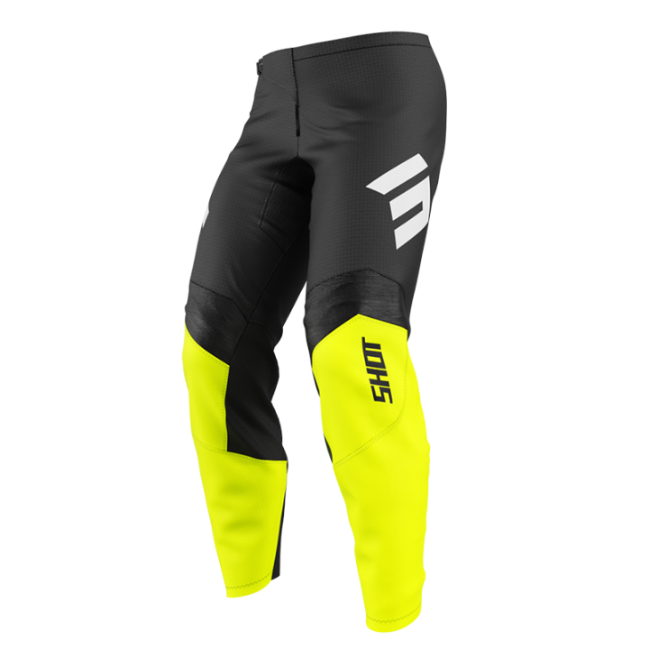 Pantalon SHOT draw instinct jaune fluo 2025 | Oxmoto