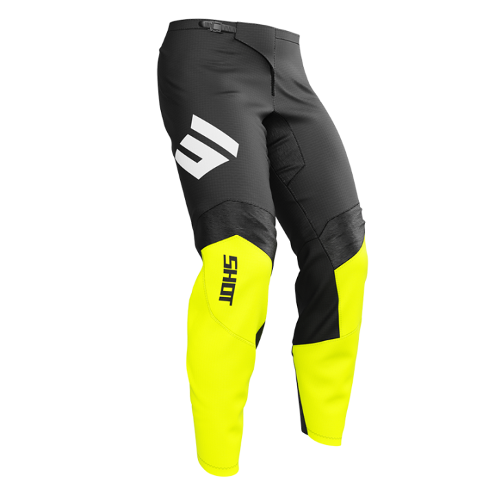 Pantalon SHOT draw instinct jaune fluo 2025 | Oxmoto