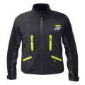 Veste SHOT climatic noir/jaune fluo 2026 | Oxmoto