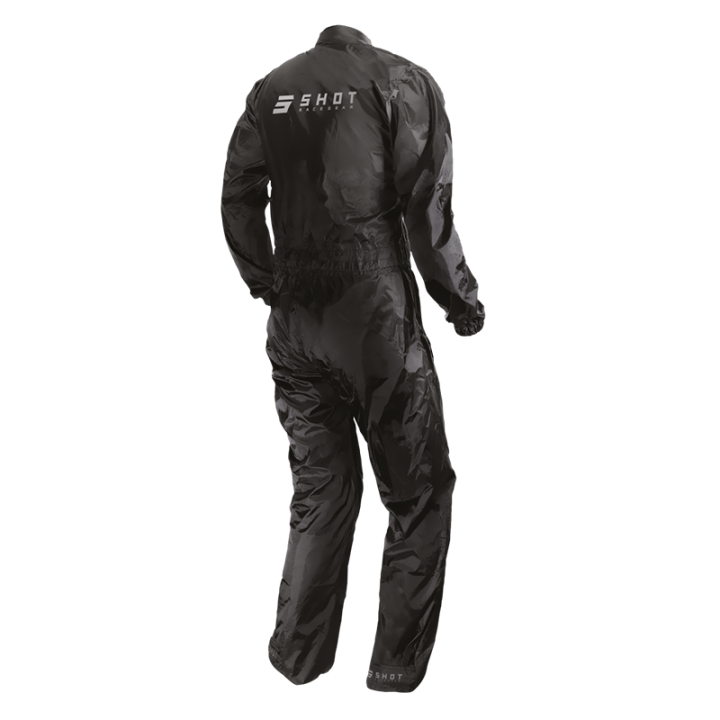 Combinaison de pluie SHOT rain noir 2025 | Oxmoto