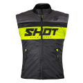 Bodywarmer SHOT lite noir/jaune fluo 2026 | Oxmoto