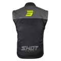 Bodywarmer SHOT lite noir/jaune fluo 2026 | Oxmoto