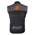 Bodywarmer SHOT lite noir/orange 2026 | Oxmoto