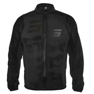 Veste SHOT stretchable windbreaker noir 2025 | Oxmoto