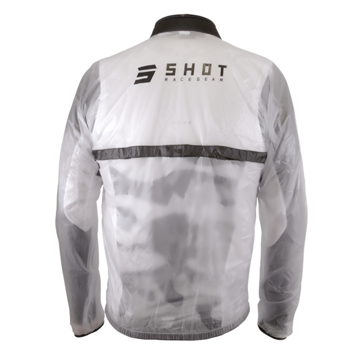 Veste SHOT windbreaker transparente 2025 | Oxmoto