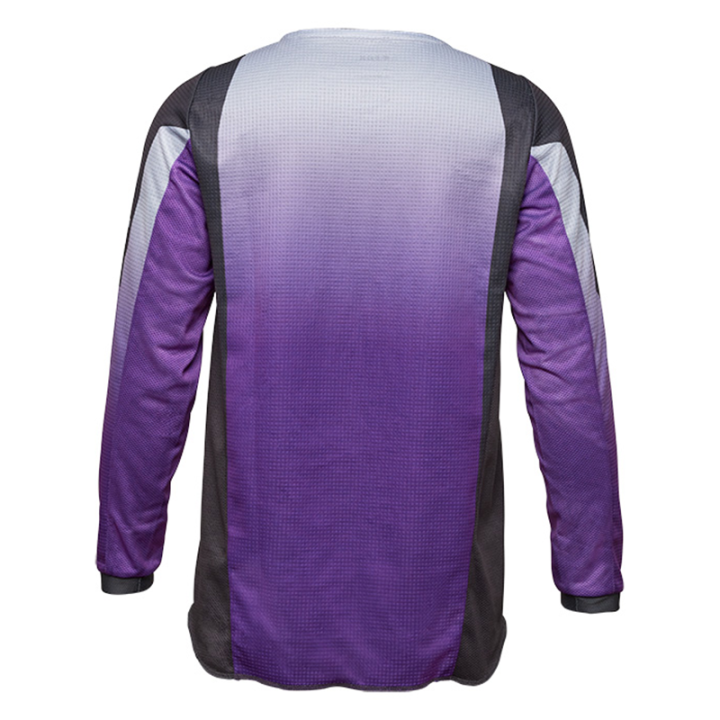 Maillot enfant FOX 180 lean noir/violet 2025 | Oxmoto