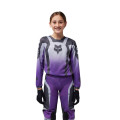 Maillot enfant FOX 180 lean noir/violet 2025 | Oxmoto