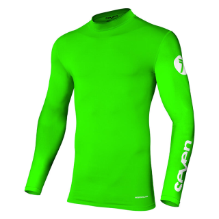 Maillot compression zero vert fluo | Oxmoto