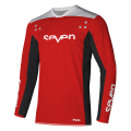 Maillot enfant rival staple rouge | Oxmoto