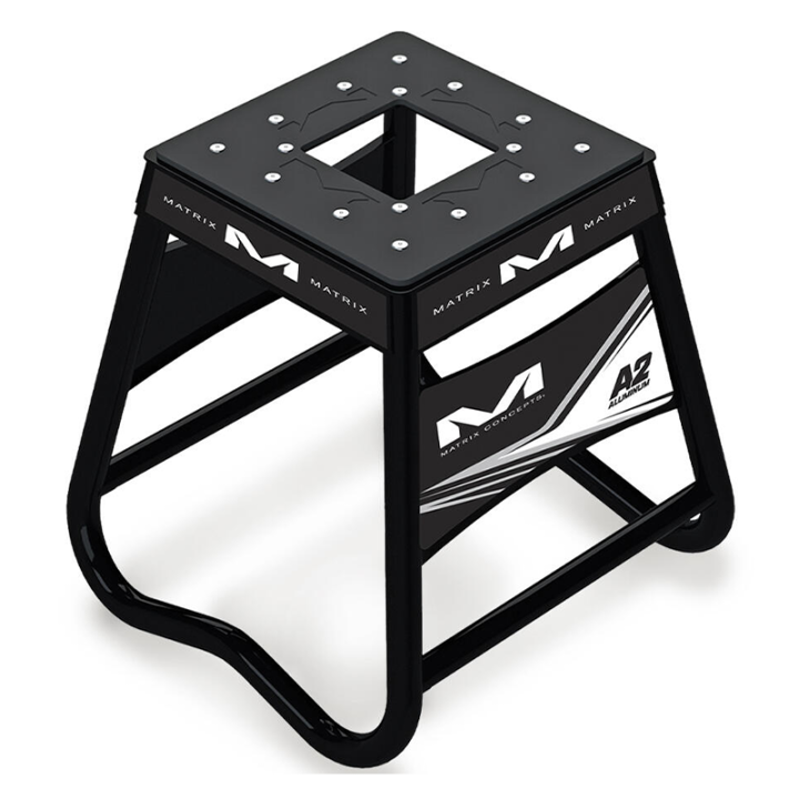 Lève moto Matrix a2 aluminium noir | Oxmoto