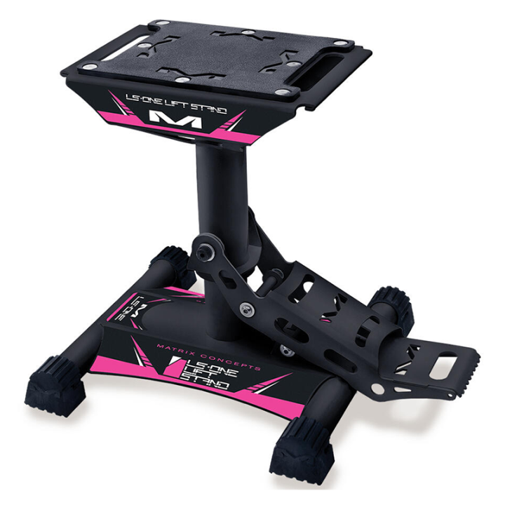 Lève moto Matrix ls1 lift rose | Oxmoto