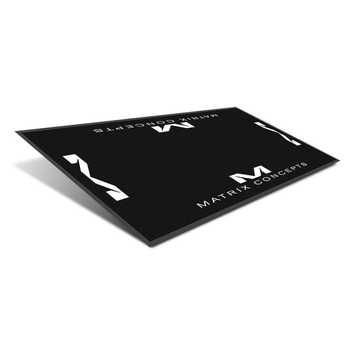 Tapis de paddock Matrix m40 noir/blanc | Oxmoto