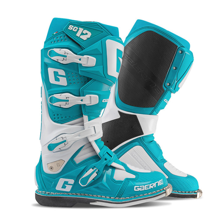 Bottes Gaerne sg12 portofino bleu/blanc | Oxmoto