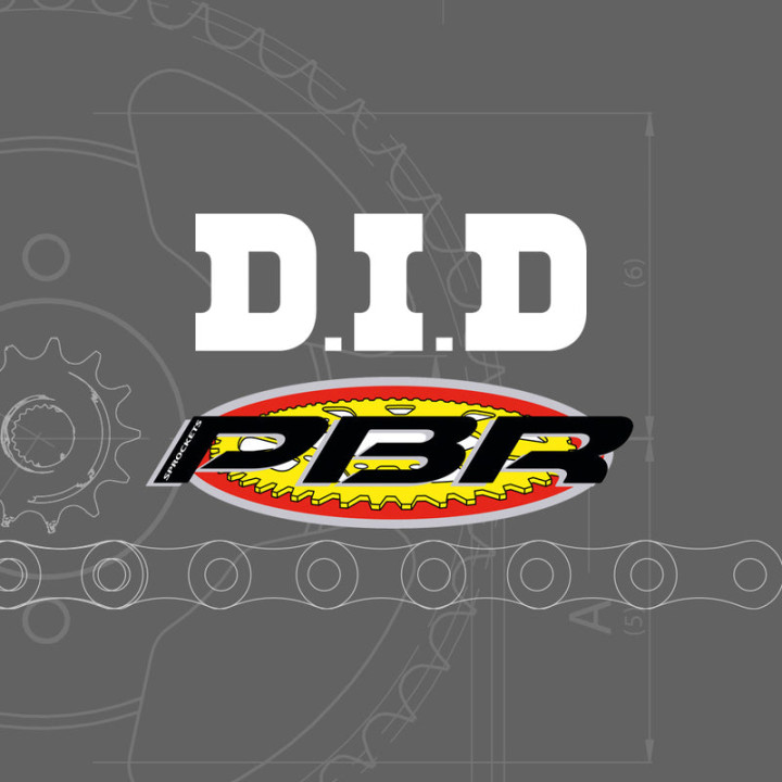 Kit chaîne did/pbr 520 ert3 13/50 Beta | Oxmoto