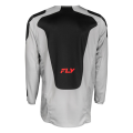 Maillot FLY RACING Kinetic SYM - gris clair/rouge/noir