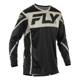 Maillot FLY RACING Lite - noir/gris | Oxmoto