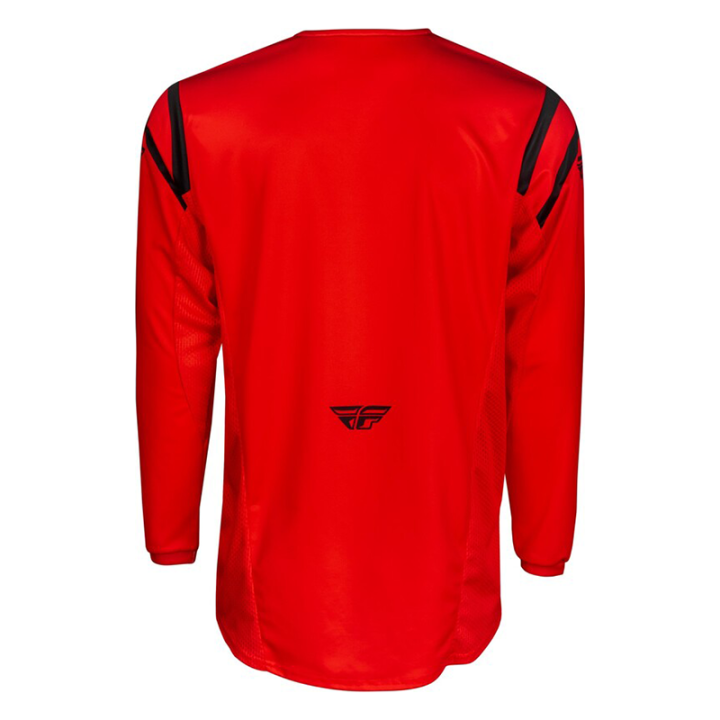 Maillot FLY RACING Kinetic Center - rouge/noir | Oxmoto