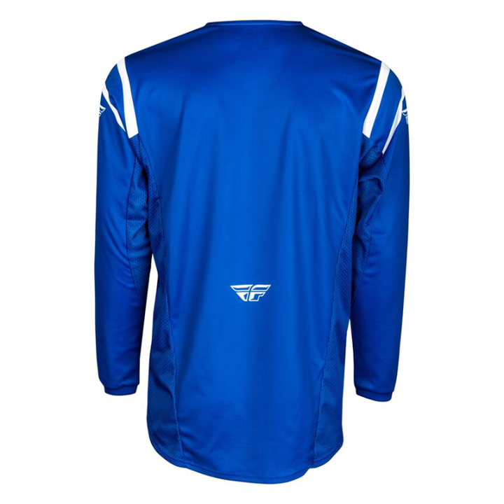 Maillot FLY RACING Kinetic Center - Navy/blanc | Oxmoto