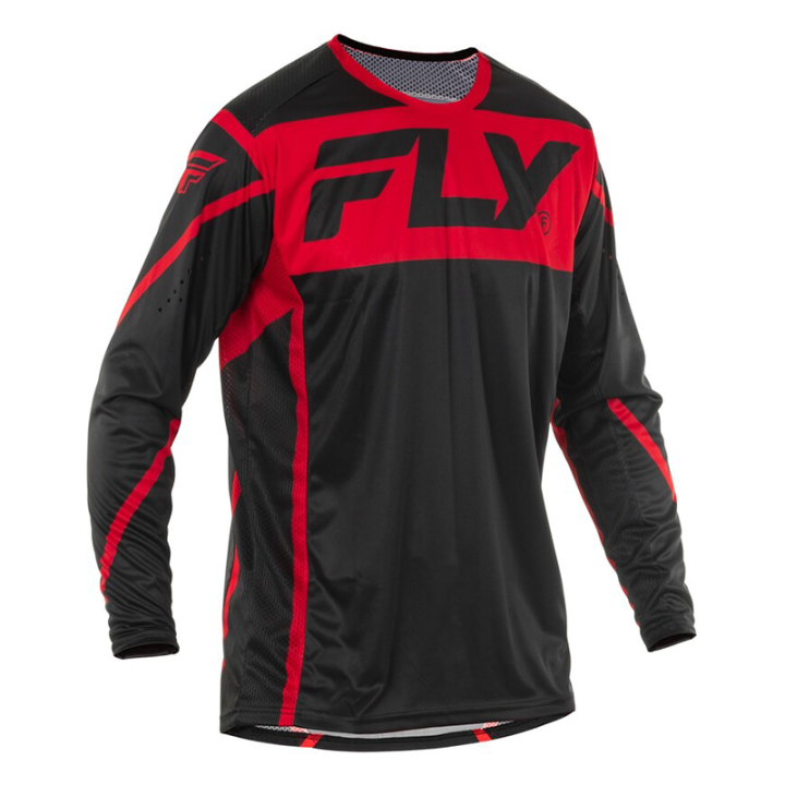 Maillot FLY RACING Lite - noir/rouge | Oxmoto