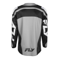 Maillot FLY racing f-16 - gris/noir/blanc 2025 | Oxmoto