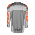 Maillot FLY racing f-16 - gris/orange 2025 | Oxmoto