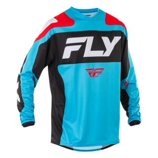 Maillot FLY racing f-16 - bleu clair/rouge/noir 2025