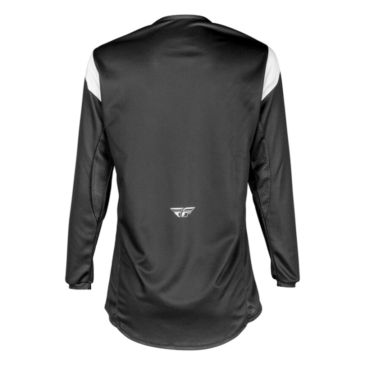 Maillot enfant FLY RACING Kinetic Stoke - noir/blanc