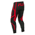 Pantalon FLY racing lite - noir/rouge 2025 | Oxmoto