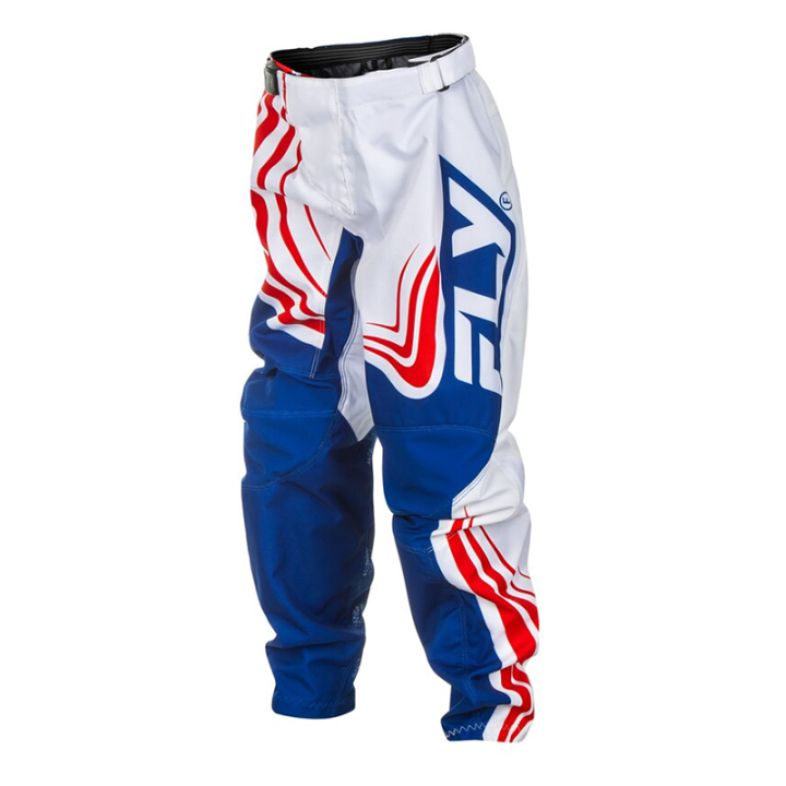 Pantalon enfant FLY RACING F-16 - rouge/blanc/bleu | Oxmoto