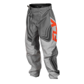 Pantalon enfant FLY RACING F-16 - gris/orange | Oxmoto