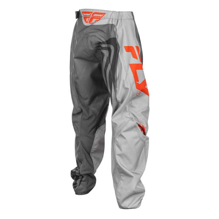 Pantalon enfant FLY RACING F-16 - gris/orange | Oxmoto