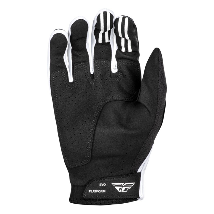 Gants FLY racing evolution dst - noir/blanc 2025 | Oxmoto