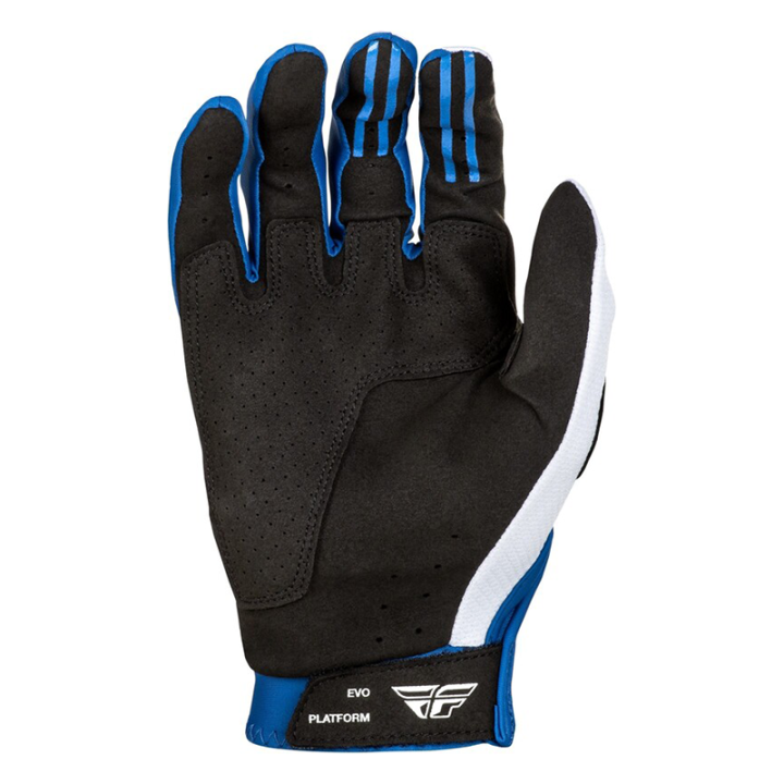 Gants FLY racing evolution dst - blanc/rouge/bleu 2025