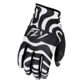 Gants FLY racing lite l.e. abyss - blanc/noir 2025 | Oxmoto
