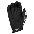 Gants FLY racing lite l.e. abyss - blanc/noir 2025 | Oxmoto