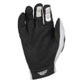 Gants FLY RACING Lite - blanc/noir | Oxmoto