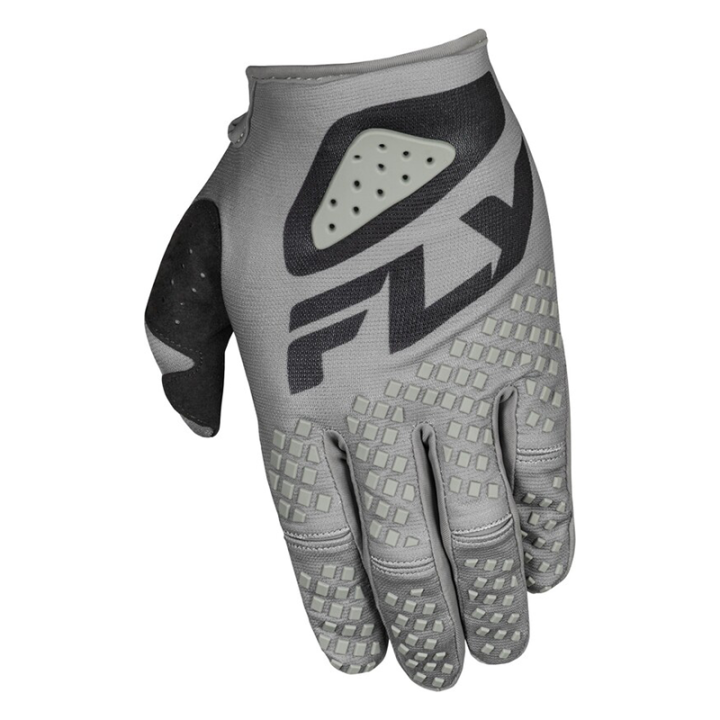 Gants FLY RACING Kinetic SYM - gris/noir | Oxmoto
