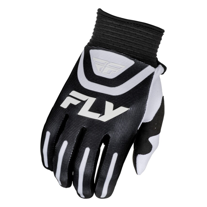 Gants FLY racing f-16 - noir/blanc 2025 | Oxmoto