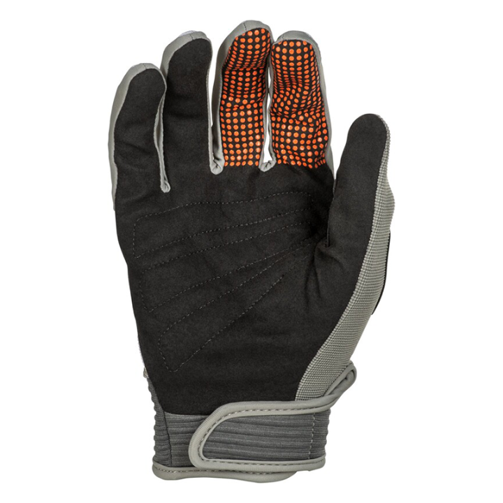 Gants FLY RACING F-16 - gris/orange | Oxmoto
