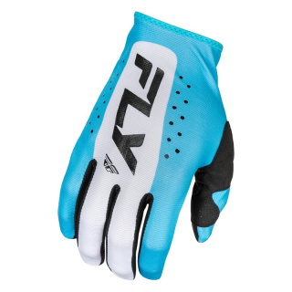 Gants enfant FLY racing lite - bleu/blanc/noir 2025 | Oxmoto