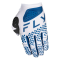 Gants enfant FLY racing kinetic center - blanc/navy 2025