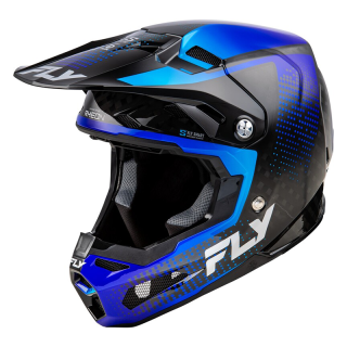 Casque FLY RACING Formula S Carbon Protocol - noir carbone/rouge