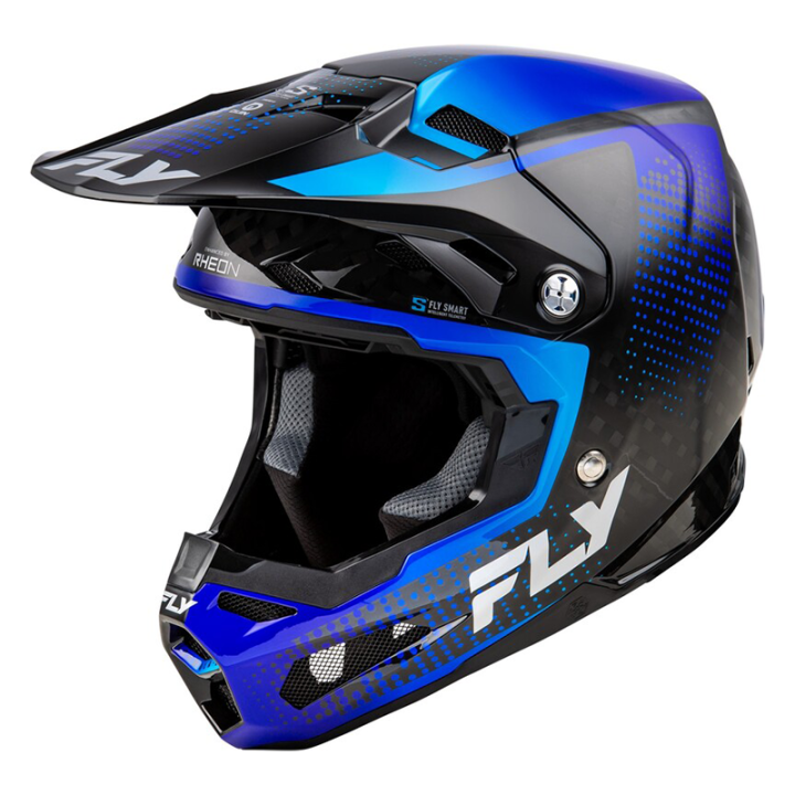 Casque FLY RACING Formula S Carbon Protocol - noir carbone/rouge