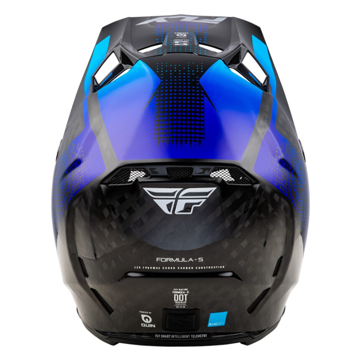 Casque FLY RACING Formula S Carbon Protocol - noir carbone/rouge