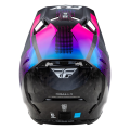 Casque FLY RACING Formula S Carbon Protocol - noir carbone/bleu/rose