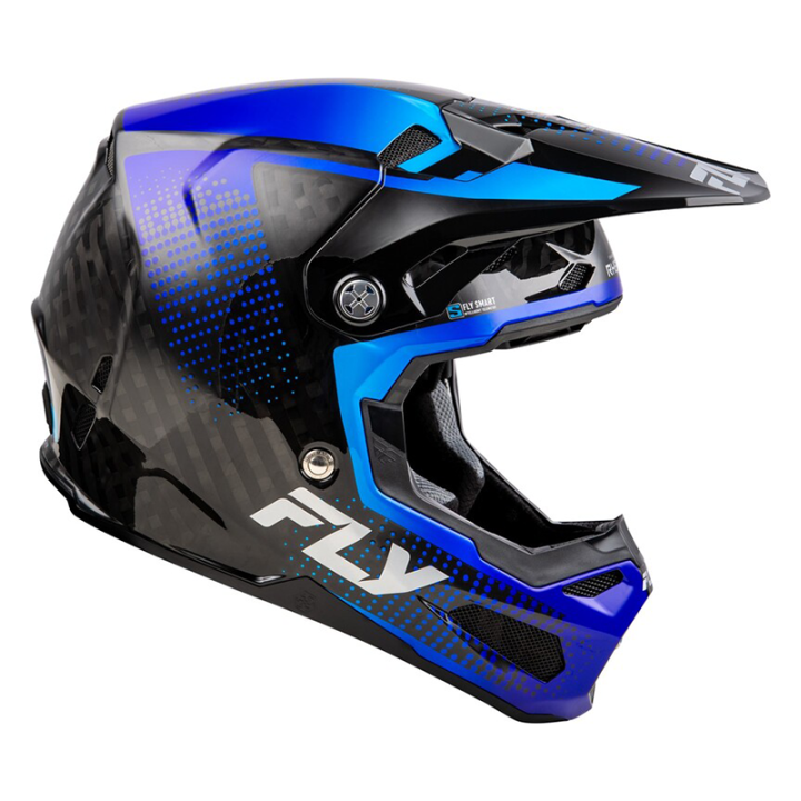 Casque FLY RACING Formula S Carbon Protocol - noir carbone/rouge