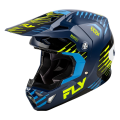 Casque FLY RACING Formula CP Slice - Navy/Hi-Vis/blanc